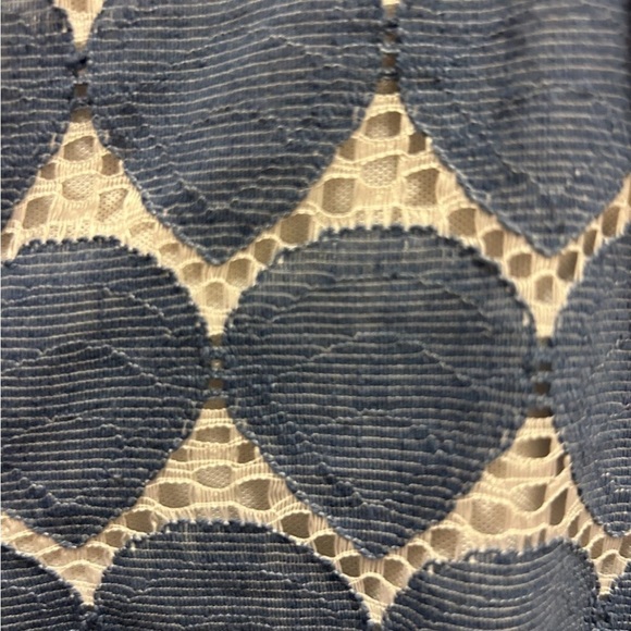 GODDIVA of London Blue and White Button-Up Dress Sz 8 NWT!! - Picture 5 of 16